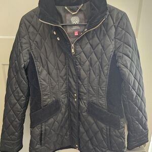 Vince Camuto Black Quilted Puffer Jacket